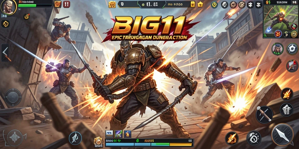 Gameplay seru dan penuh aksi di BIG11, menantang setiap pemain.