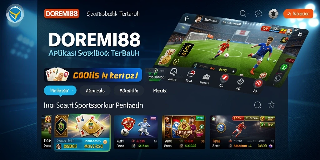 Tampilan utama DOREMI88 dengan berbagai pilihan taruhan olahraga.