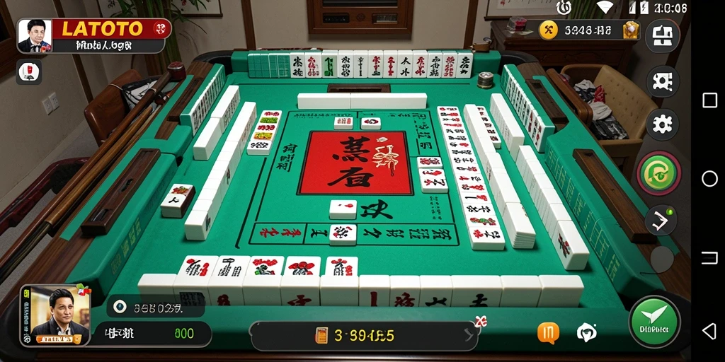 Screenshot LATOTO menampilkan gameplay Mahjong yang menarik dan interaktif.
