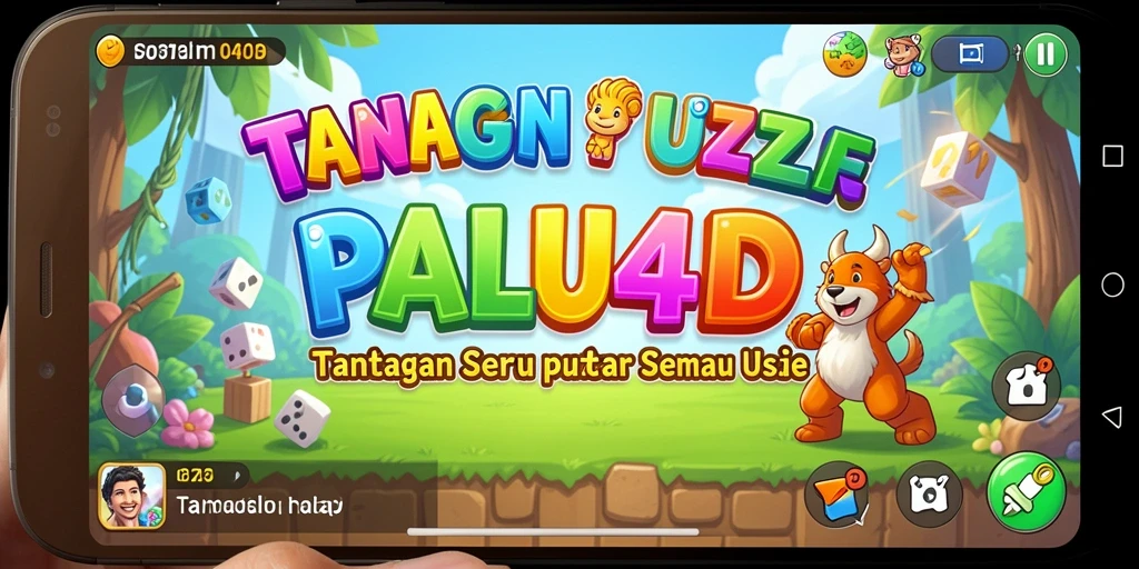 Screenshot utama PALU4D menampilkan gameplay Puzzle yang interaktif dan menantang.