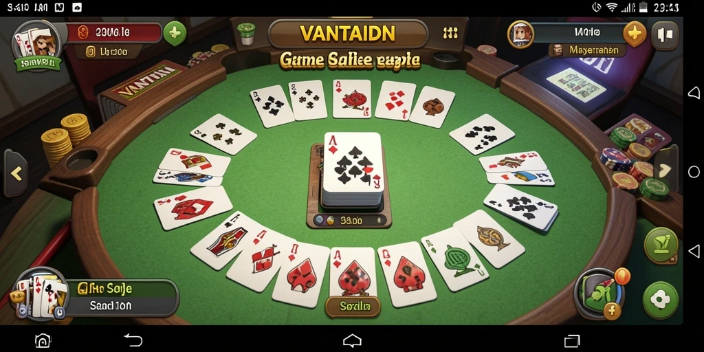 Screenshot gameplay VANTAIDN menampilkan keseruan bermain Gaple.